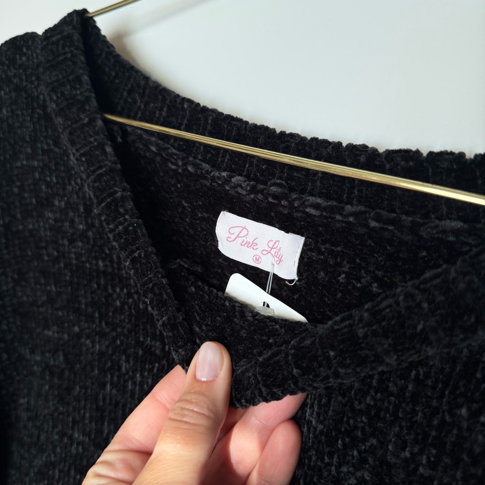 NWT Pink Lily CHENILLE KNIT SWEATER - Picture 7 of 7